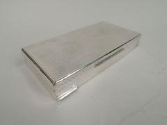 Italian Midcentury Modern Silver Box - 3753898