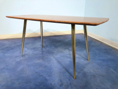 Italian Midcentury Orange Marble Coffee Table 1950 - 2599798
