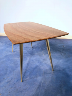 Italian Midcentury Orange Marble Coffee Table 1950 - 2599804