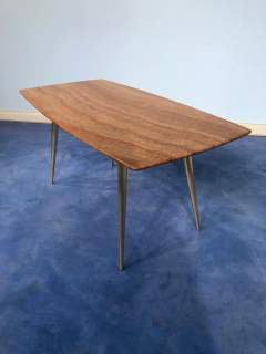 Italian Midcentury Orange Marble Coffee Table 1950 - 2599805