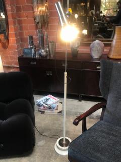 Italian Minimal Adjustable Floor Lamp with one brass spot 1960s - 937552