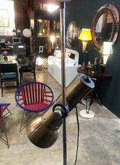 Italian Minimal Adjustable Floor Lamp with one brass spot 1960s - 937560