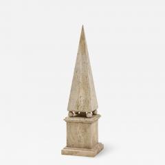 Italian Minimalist Roman Travertine Obelisk Italy 1970 - 2068839