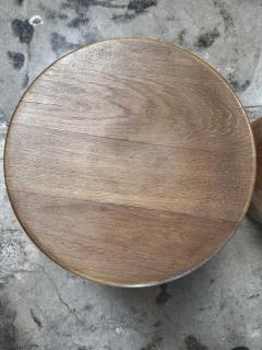 Italian Minimalist Sculptural Wood Log Stool by Gavina 1980s - 3401431