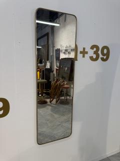 Italian Modern Brass Frame Mirror 1970s Two available - 4229069