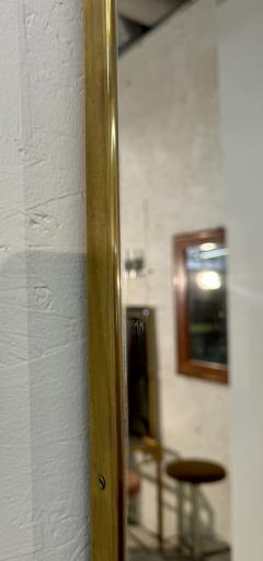 Italian Modern Brass Frame Mirror 1970s Two available - 4229091
