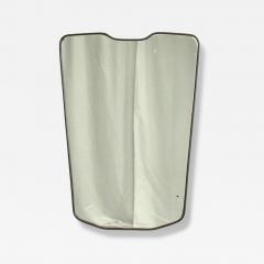 Italian Modern Brass Glass Wall Mirror Italy 1950s - 4256386