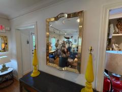 Italian Modern Brass Tray Mirror - 4581787