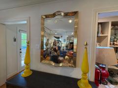 Italian Modern Brass Tray Mirror - 4581788