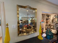 Italian Modern Brass Tray Mirror - 4581790