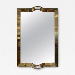 Italian Modern Brass Tray Mirror - 4582138