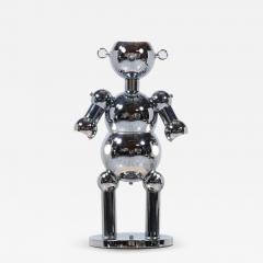 Italian Modern Chrome Robot Sculpture Lamp by Torino - 2537029