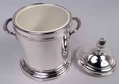 Italian Modern Classical Sterling Silver Ice Bucket - 3819695