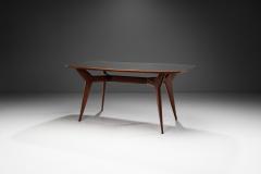 Italian Modern Dining Table with Glass Top Italy 1950s - 3886669