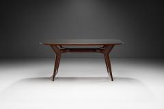 Italian Modern Dining Table with Glass Top Italy 1950s - 3886672