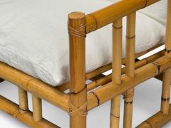 Italian Modern Indian Cane Bamboo Lounge Chairs Italy 1960s - 4251959