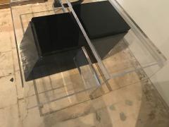 Italian Modern Lucite and Lacquer Coffee Table Saporiti - 4654844