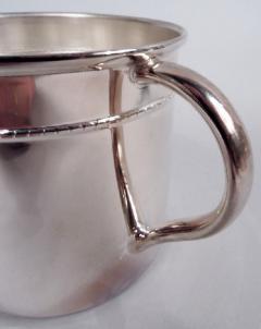 Italian Modern Sterling Silver Baby Cup - 3798544