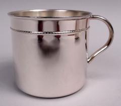 Italian Modern Sterling Silver Baby Cup - 4190222