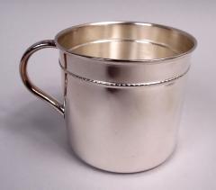 Italian Modern Sterling Silver Baby Cup - 4190257