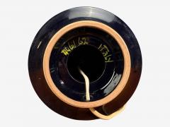 Italian Modern Table Lamp Cobalt Blue Ceramic Italy 1960s - 4474051