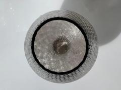 Italian Modern Wireless Dimmable White Gray Glass Portable Table Lamp Lit Vase - 3952775