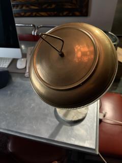 Italian Modern brass and glass Sputnik desk lamp with agate base - 4362035