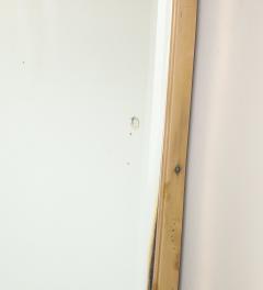 Italian Modernist Brass Framed Mirror circa 1940 - 4782953