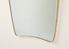 Italian Modernist Brass Framed Mirror circa 1940 - 4782957