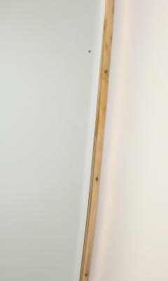 Italian Modernist Brass Framed Mirror circa 1940 - 4783021
