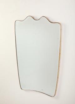 Italian Modernist Brass Framed Mirror circa 1940 - 4783038