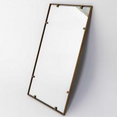 Italian Modernist Brass Mirror 1960s - 3584899