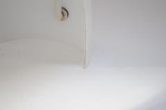 Italian Modernist Milk Glass Arched Table Lamp by Linea Gb Milano - 3516953