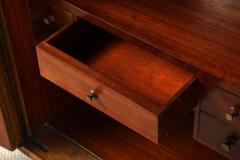 Italian Modernist Sculptural Cerused Oak Dry Bar Cabinet circa 1940 - 4783701