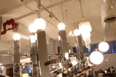 Italian Modernist Sixteen Light Chandelier - 3583405