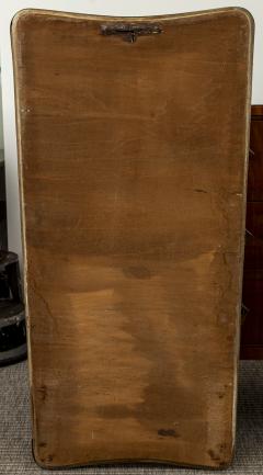 Italian Modernist Tapered Shield Shape Brass Mirror - 4334141