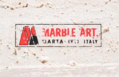 Italian Modernist Travertine Bookends by Fratelli Mannelli for Marble Art - 4572730