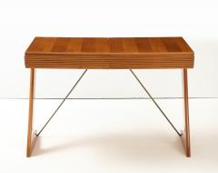 Italian Modernist Vanity or Desk with Mirror Interior circa 1950 - 4484224