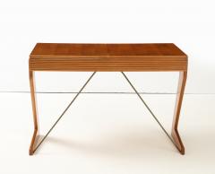 Italian Modernist Vanity or Desk with Mirror Interior circa 1950 - 4484229
