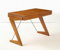 Italian Modernist Vanity or Desk with Mirror Interior circa 1950 - 4484231