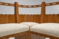 Italian Modular Bench with Upholstered Seats Italy ca 1950s - 4103841