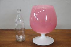 Italian Murano Art Glass Pink Vase Circa 1960s - 4095063