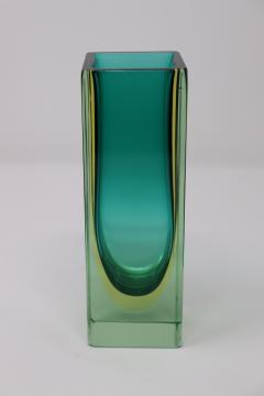 Italian Murano Art Glass Small Vase by Flavio Poli for Seguso 1970s - 3780082