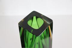 Italian Murano Art Glass Tall Vase by Flavio Poli 1960s with Original Label - 3658641