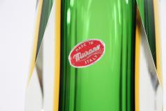 Italian Murano Art Glass Tall Vase by Flavio Poli 1960s with Original Label - 3658643