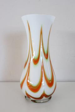 Italian Murano Art Glass Vase with Kinetic Decoration 1960s - 2458705