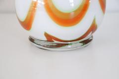 Italian Murano Art Glass Vase with Kinetic Decoration 1960s - 2458707