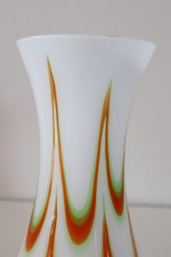 Italian Murano Art Glass Vase with Kinetic Decoration 1960s - 2458710