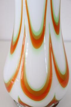 Italian Murano Art Glass Vase with Kinetic Decoration 1960s - 2458712
