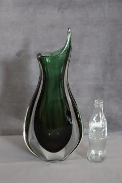 Italian Murano Artistic Glass Large Vase by Flavio Poli for Seguso 1960s - 3646076